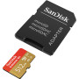 SanDisk 512Go Extreme Go Carte MicroSDXC + adaptateur SD (Pour Android Smartphone, Tablette, Action Cams, Drones, UHS-I, jusqu'à