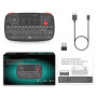 Rii i4 Mini Clavier sans Fil Bluetooth & 2.4 GHz (AZERTY) avec pavé Tactile, LED Backlit, Batterie Rechargeable pour iOS Windows