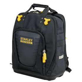 Stanley Fmst1-80144 Sac À Outils Gamme Fatmax - Base Rigide -600 deniers - Nombreuses Poches - Sangles d'Épaules Détachables - 4
