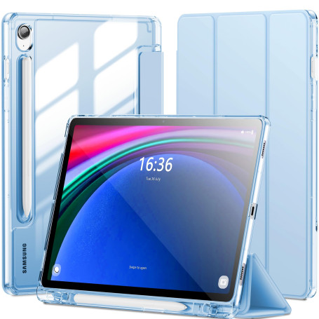 INFILAND Coque pour Samsung Galaxy Tab S10 Lite/S10 FE/S9 FE 5G 10,9 Pouces/Tab S9 11" avec Porte-Stylo S,Coque De Protection Fi
