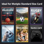 Mlikero 1000 Pcs Card Sleeves, 66 * 91 mm Slive Sleeve Carte, 10 Couleurs Sleeves Cartes, Protege Carte Cartes à Collectionner, 