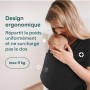 Koala Babycare Une écharpe de portage facile à enfiler, réglable, unisex - Porte-bébé multifonctionnel pour jusqu’à 9 kg - Noir 