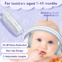 SOGUDE Casque Bébé Anti-Bruit 2 en 1, Bébés et Tout-Petits jusqu'à 60 Mois, Certifié CE, Confortable et Réglable, Blanc