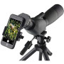 Adaptateur Téléphone Pro pour Jumelles, Monoculaires, Télescopes et Microscopes. Compatible avec n’Importe Quel Smartphone. Idéa