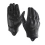 Harssidanzar Gants de Moto à écran Tactile en Cuir de chèvre à Doigt Complet pour Femmes GL016EU