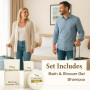 Format Voyage Produits de Toilette, Produits de Toilette Miniatures pour Hôtel | Pack en Vrac de 12x10ml de Gel Douche, 12x10ml 