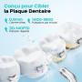 COSLUS Jet Dentaire Hydropulseur Irrigateur Oral: 3 Modes & 18Niveaux, Pic Dentaire Eau pour Orthodontie, Appareil Dentaire, Gen
