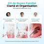 COSLUS Jet Dentaire Hydropulseur Irrigateur Oral: 3 Modes & 18Niveaux, Pic Dentaire Eau pour Orthodontie, Appareil Dentaire, Gen