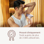 Philips Lumea série 8000, Épilateur à lumière pulsée, alternative à l'épilation laser, technologie SenseIQ, 4 accessoires pour c