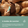 We-Vibe Melt 2 Stimulateur Clitoridien Sex toy aspirant pour Femmes | Suceur de Clitoris| Contrôle via Application Masturbateur 