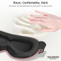 Masque de Nuit Innovant 2026, Trilancer Bandeau de Sommeil les yeux, Cache-œil Dormir,Masque de Sommeil, Voyage Avion Méditation
