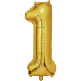 Ballon Anniversaire - 101 CM Ballon Chiffre Numéro - Décoration Anniversaire de Qualité - Décoration Fête - Vole Grâce à l'Hèliu