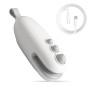 Mini Scelleur de Sacs 2 en 1 avec Cutter, Scellant Thermique Rechargeable USB en Plastique ABS, Appareil Portatif pour Stockage 