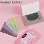 Heanvmyss Papier Buvard d'Huile,600 Feuilles Papier Matifiante Visage,Buvard d'Huile pour Le Visage Naturelles pour Les Soins de