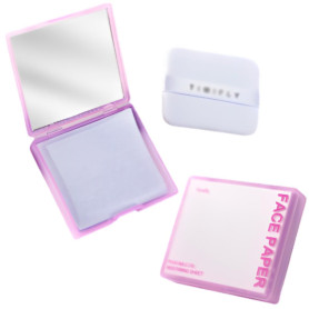 NHPY 200 pièces Papier matifiante visage de papier buvard pour le visage, Papier buvard Pour les soins de la peau grasse, Papier