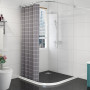 Barriere de Douche 2 M Barre de Seuil Douche Seuil de Douche Barrage D'eau Autocollante Seuil de Douche Anti Débordement Pliable