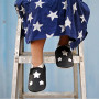 Mejale Chaussons Enfant Bébé en Cuir Doux-Chaussons Cuir Souple-Chaussures Premiers Pas-Dessin animé Étoiles