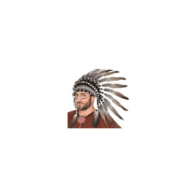 Coiffe indienne 63243 Plumes Amérindien