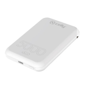 Power Bank Sans Fil Celly 5000 mAh Blanc