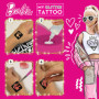 Tatouages Temporaires Barbie My Glitter Tattoo Paillettes 20 Pièces