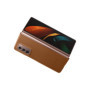 Coque en Cuir pour Samsung G Z Fold 2 Marron Samsung