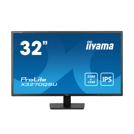 Ecran IIYAMA 31,5 Noir 3ms dalle IPS 2560x1440 100Hz 250 cd/m  2xHDMI 1xDisplay