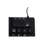 MCL ACK-729/N clavier Universel USB + PS/2 AZERTY Français Noir