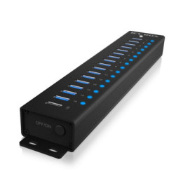 ICY BOX IB-HUB1717-U3 USB 3.2 Gen 1 (3.1 Gen 1) Type-A 5000 Mbit/s Noir