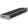 StarTech.com Station d'Accueil USB 3.0 à 3 Écrans avec 2x 4K DisplayPort et HDMI - Hub USB-A à 5 Ports (1x Fast-Charge),