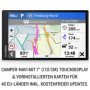 Garmin Camper 795 navigateur Portable/Fixe 17,6 cm (6.95") TFT Écran tactile 239,6 g Noir