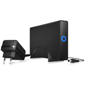 ICY BOX IB-377-C31 Boîtier disque dur/SSD Noir 3.5"