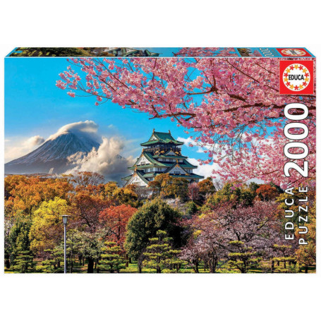 Puzzle 2000 pcs Chateau d Osaka - Japon