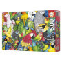 Puzzle perroquets - 500 pièces - Educa borras