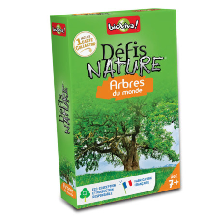 Defis nature arbres du monde jeu de cartes 