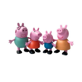 Peppa Pig ensemble de 4 figurines la famille