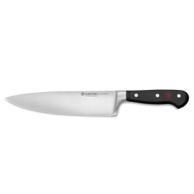 Couteau de chef Wüsthof Classic 20cm en acier inoxydable noir argenté (1040100120)