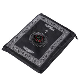 Tapis de Priere de Poche, Hitopin Tapis de Prière Islamique de Voyage, avec Boussole et Sac de Transport, en Polyester Etanche 6