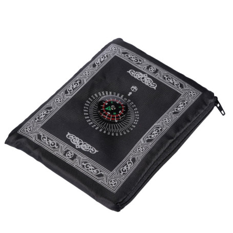 Tapis de Priere de Poche, Hitopin Tapis de Prière Islamique de Voyage, avec Boussole et Sac de Transport, en Polyester Etanche 6