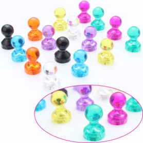 Aimants,Aimant Tableau Magnetique,Aimant Frigo,Aimant pour Tableau Magnetique,Aimant Frigo Original,Couleurs Assorties Punaises 
