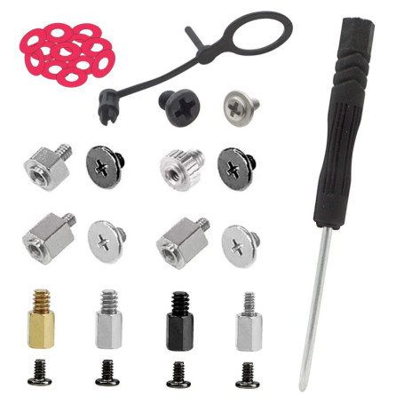 Akuoly Kit de vis M.2 SSD pour ASUS Gigabyte et MSI pour montage sur cartes mères de ordinateur PC, 21 pièces