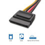 Cable Matters Câble d'alimentation Molex vers SATA à 4 Broches de Ensemble 3 Pièces(SATA vers Molex) - 15cm