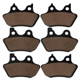 Plaquettes de frein avant et arrière pour Harley-Davidson Road King, Electra Glide, Road Glide, Low Rider, Wide Glide, Super Gli