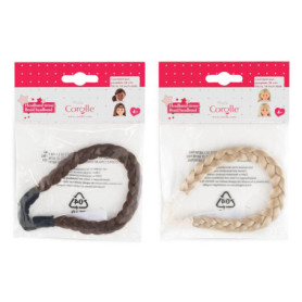 Corolle - Headband Tresse, pour poupée Ma Corolle, Modèle Assorti, dès 4 ans, 9000210190, Pas de Variation