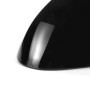 Viviance 2 Pcs Voiture Rétroviseur Capuchon De Remplacement Couverture Brillant Noir Gauche et Droite Compatible avec BMW E81 E8