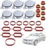 Twowinds - Bouchon Collecteur Admission (32mm) Compatible avec BMW E39 E46 E60 E63 E64 E82 E88 E90 E92 E93 X3 X5 E87 X6 - Suppri