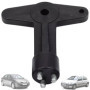 Twowinds - Clé Antivol Enjoliveur Compatible avec Renault Clio Espace Kangoo Megane, Opel - 7700422600 - Vis Jante - Écrou Enjol
