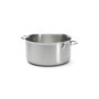 De Buyer - Faitout sans couvercle en inox 3 couches ALCHIMY - 24 cm - Fabriqué en France, Sans PFAS, Maîtrise de la Cuisson, Ino