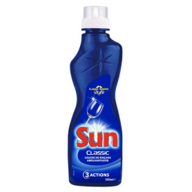 Sun Liquide de Rinçage Lave-Vaisselle Classic Triple Action 500ml