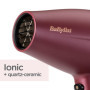 BaByliss Berry Crush 2200 Sèche-cheveux puissant, séchage sans frisottis, technologie ionique, léger