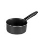 Sitram 712763 Batterie 10 pcs alu noir : 3 poêles Ø20/24/28cm, 2 casseroles Ø16/20cm, 2 ustensiles nylon, 1 couv. verre Ø24cm, 2